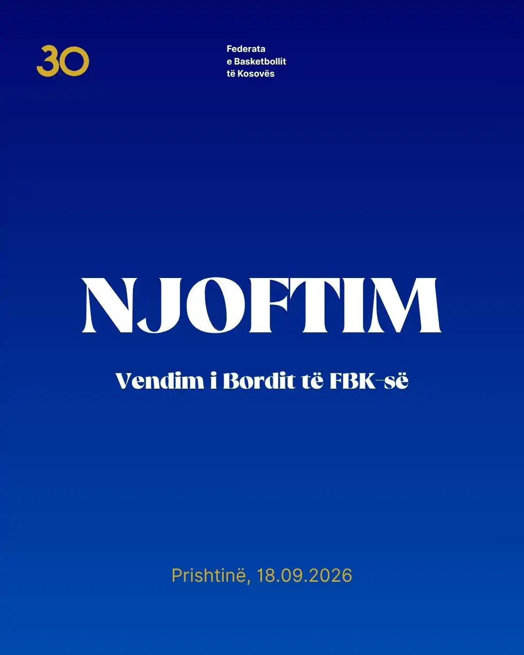 Bordi i FBK-së aprovon listat e gjyqtarëve dhe vëzhguesve për edicionin 2026/2027